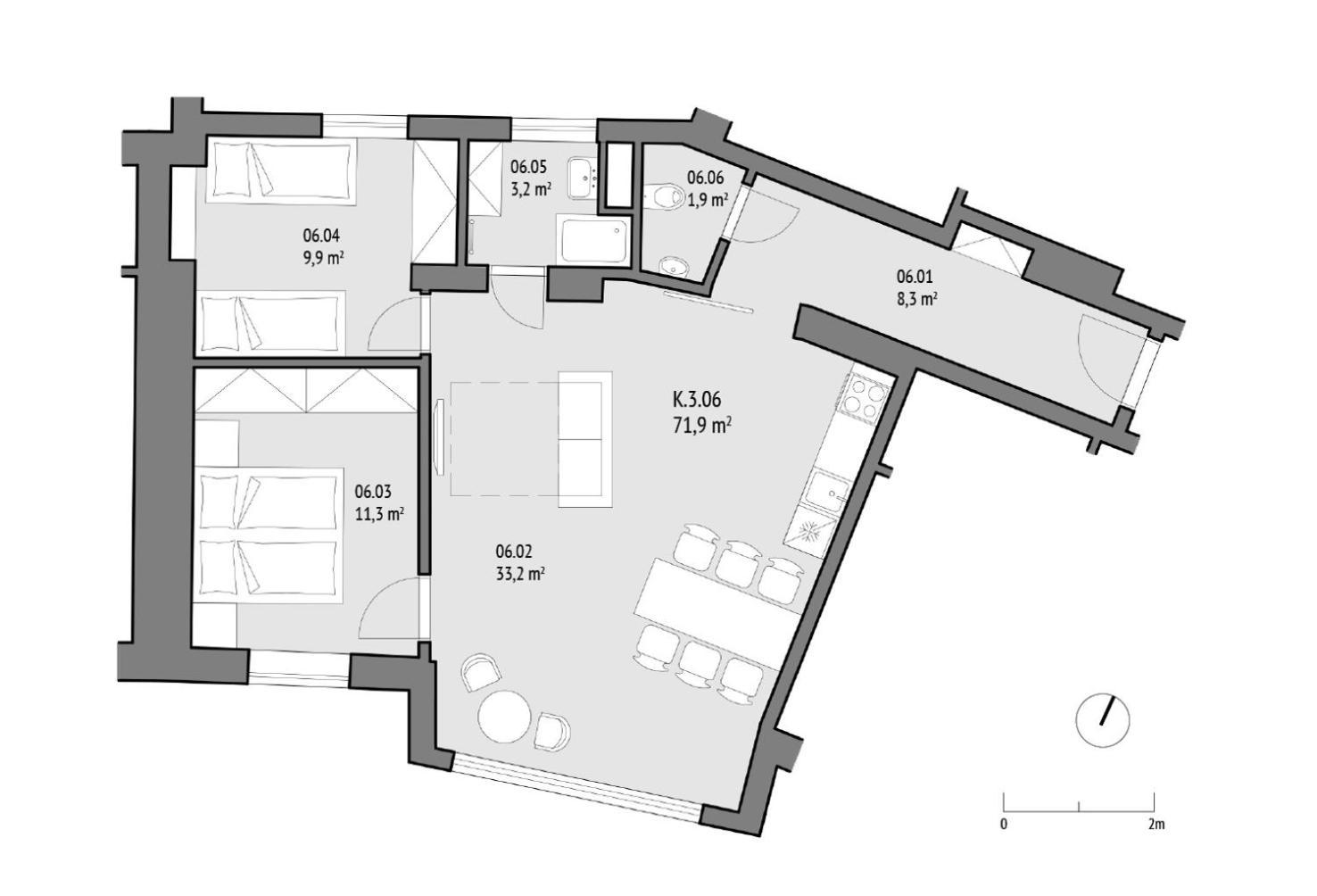 Residence Kotel روكيتنسي ناد جيزيرو الغرفة الصورة